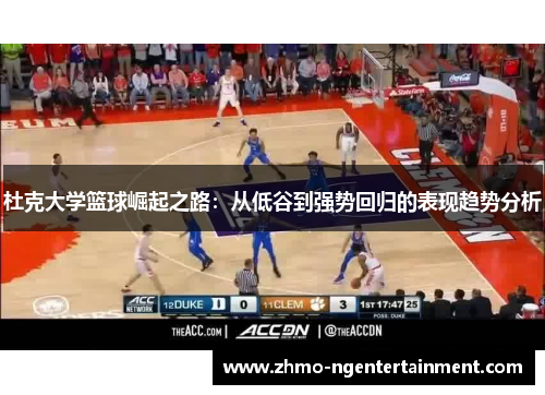 杜克大学篮球崛起之路：从低谷到强势回归的表现趋势分析