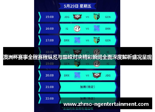 澳洲杯赛事全程赛程纵览与巅峰对决精彩瞬间全面深度解析盛况呈现